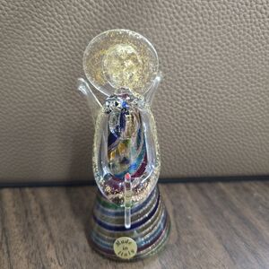 Multicolor Glass Angel Figurine